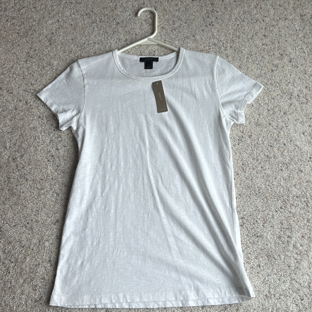 🆕J CREW White Tee - Picture 6 of 13